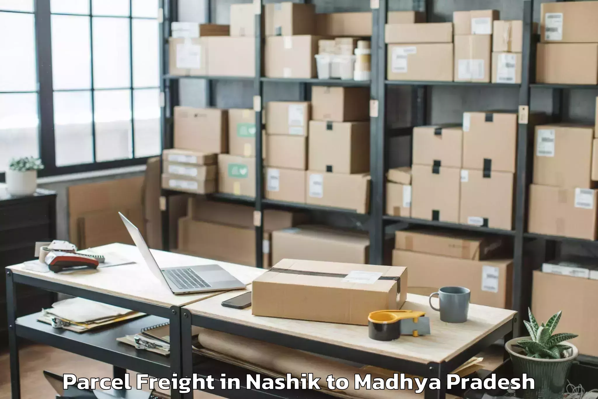 Easy Nashik to Satwas Parcel Freight Booking